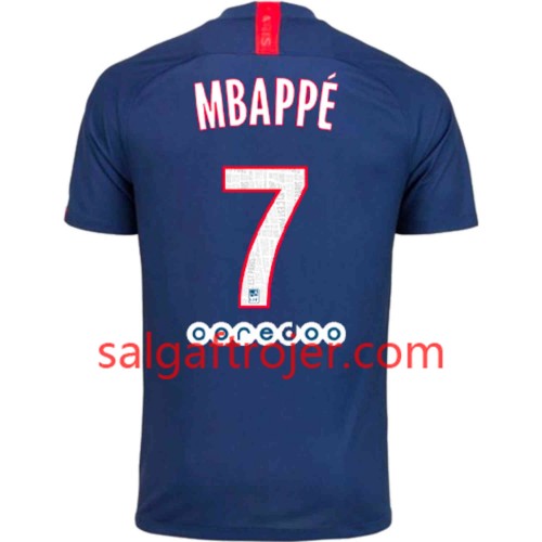 Paris Saint-Germain Fodboldtrøjer Kylian Mbappe 7 Hjemmebanesæt 2019/20 Kort ærmer Paris Saint-Germain Fodboldtrøjer Kylian Mbappe 7 Hjemmebanesæt 2019/20 Kort ærmer